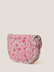 Monsoon Pink Floral Quilted Cross-Body Bag - Image 2 of 4