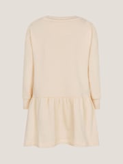 Monsoon Cream World Of Wonder Sweatshirt 100% Cotton Dress - Image 2 of 3