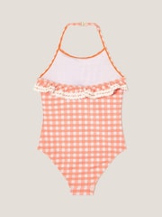 Monsoon Gingham Ruffle Swimsuit - Изображение 2 из 3
