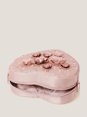 Monsoon Pink Sequin Flower Heart Bag - Image 4 of 4