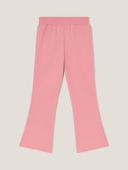 Monsoon Crochet Flower Print Flare 100% Cotton Joggers - Изображение 2 из 3