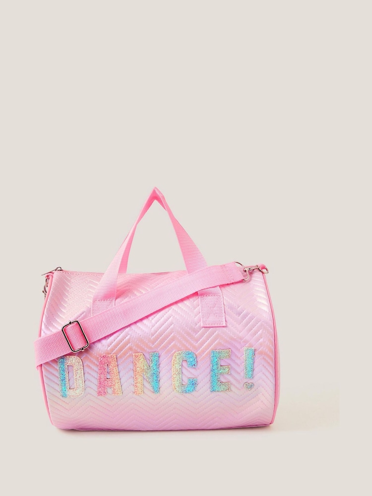 Monsoon Pink Dance Glitter Duffle Bag - Image 1 of 4 Monsoon Pink Dance Glitter Duffle Bag - Image 1 of 4