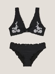 Conjunto de bikinis con volantes bordados de Monsoon - Imagen 1 de 3