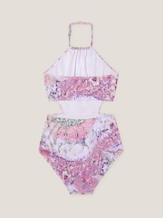 Monsoon Marble Print Cut-Out Swimsuit - Изображение 2 из 3
