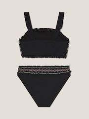 Monsoon Black Shirred Stitch Bikinis Set - Image 2 of 3
