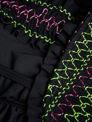 Monsoon Black Shirred Stitch Bikinis Set - Image 3 of 3