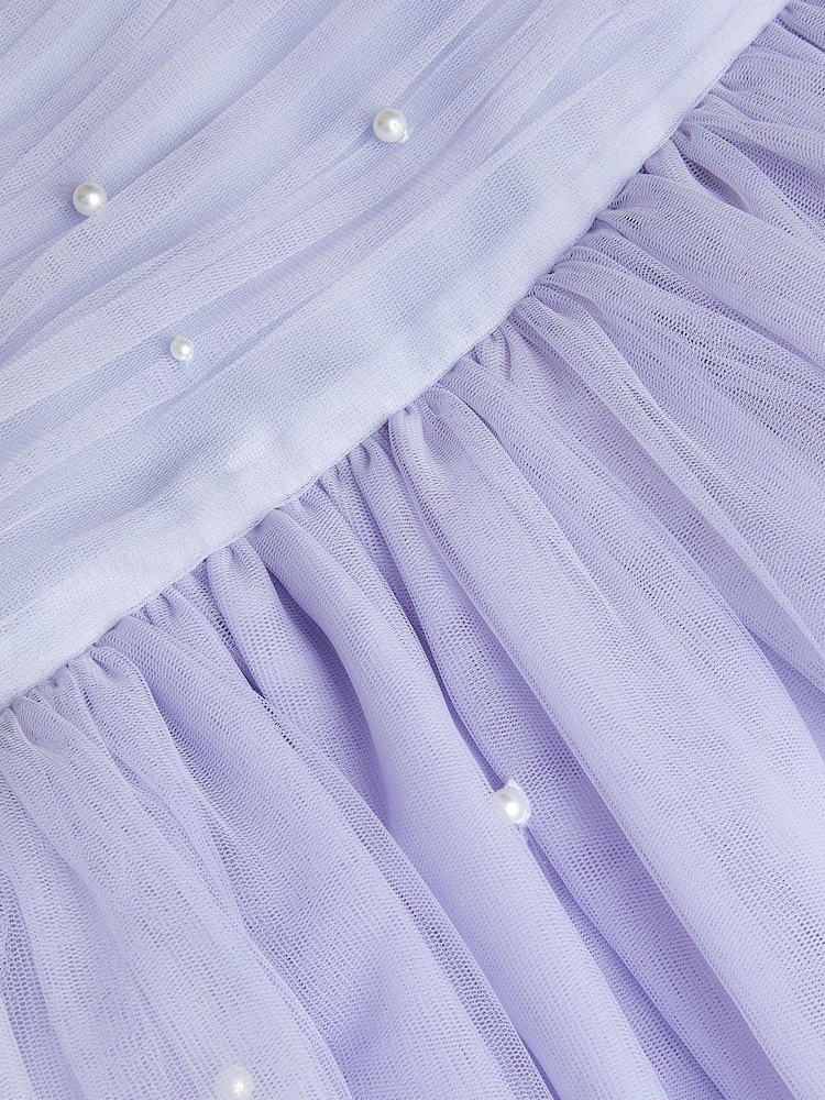 Monsoon Olivia Pearl Ruched Tulle Dress - Bild 4 von 4 Monsoon Olivia Pearl Ruched Tulle Dress - Bild 4 von 4