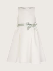 Monsoon White Molly Scuba Bridesmaid Dress - Image 3 of 5