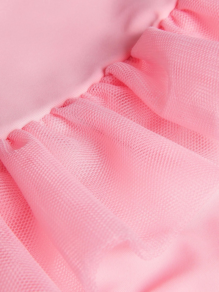 Monsoon Pink Baby Ruffle Skirt Swimsuit - Image 3 of 3