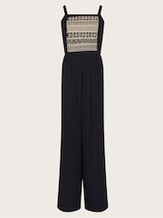 Monsoon Strappy Embroidered Jumpsuit - صورة 1 من 3