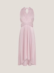 Monsoon Pink Monsoon Tia Twist Prom Dress - Image 1 of 3