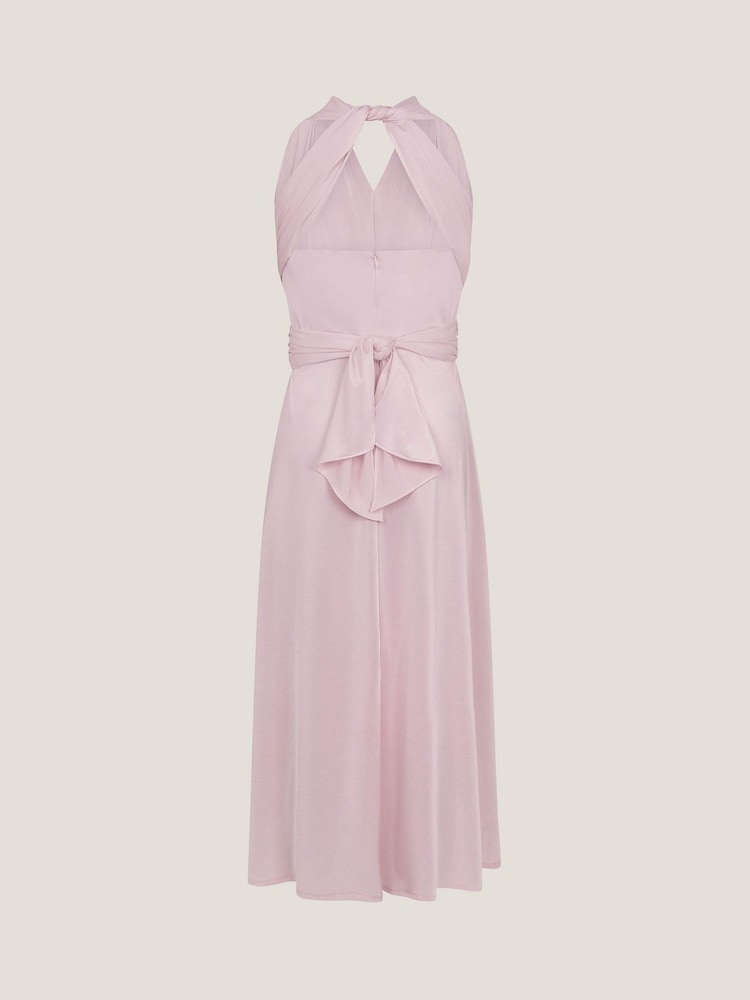 Monsoon Pink Monsoon Tia Twist Prom Dress - Image 2 of 3