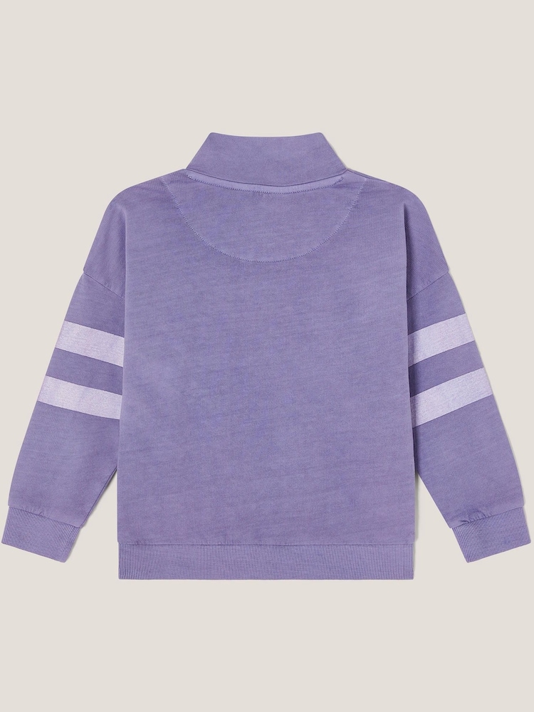Бавовняний світшот Monsoon Take It Easy Half-Zip 100% - Image 2 of 3