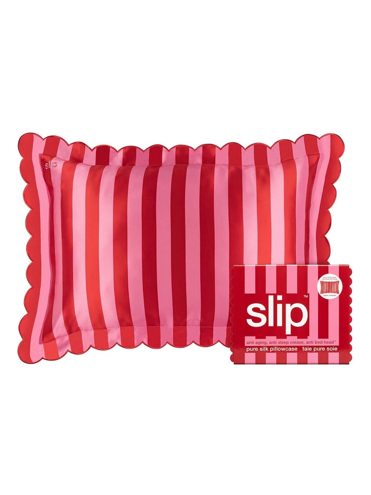 Slip Queen Pillowcase With Scalloped Edge - Image 1 of 4