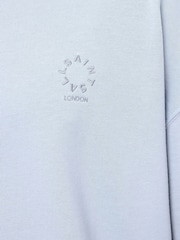 AllSaints Blue Haven Crew 100% Organic Cotton T-Shirt - Image 7 of 7