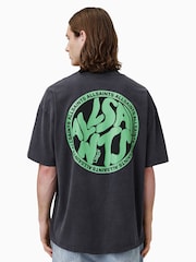 Camiseta Allsaints Distortion Crew 100% algodão - Imagem 4 de 7