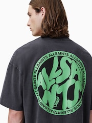 Camiseta Allsaints Distortion Crew 100% algodão - Imagem 5 de 7