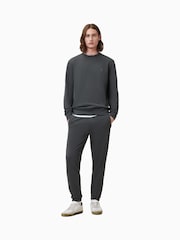 AllSaints Carter Grey Raven 100% Organic Cotton Crew Sweater - Image 3 of 7