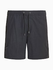 AllSaints Black Warden Swimshorts - Image 10 of 10