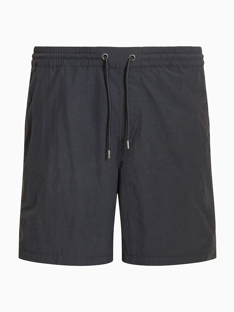 AllSaints Black Warden Swimshorts - Image 10 of 10