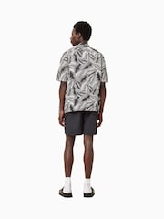 AllSaints Black Warden Swimshorts - Image 9 of 10