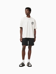 AllSaints Black Orlando Swim Shorts - Image 1 of 9