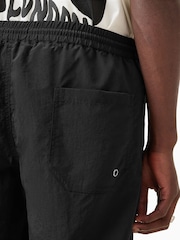 AllSaints Black Orlando Swim Shorts - Image 6 of 9