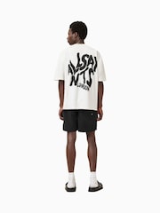 AllSaints Black Orlando Swim Shorts - Image 8 of 9