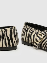 Schuh Lavena Mary Jane White Ballerinas - Slika 3 iz 4