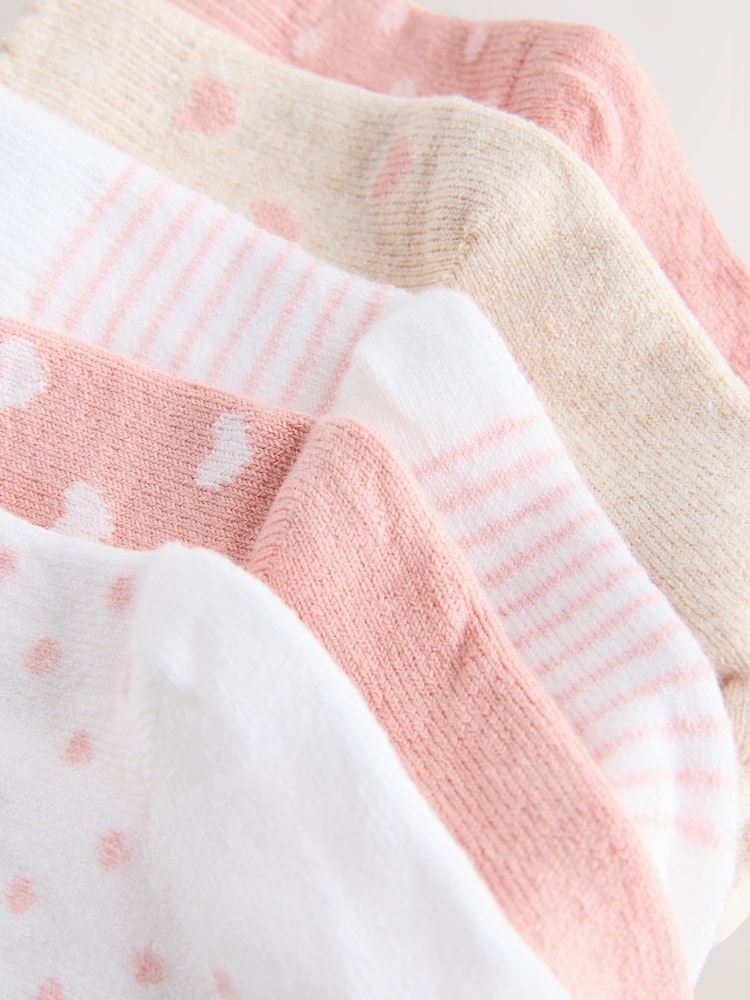 Roz - Pachet 5 de șosete pentru bebeluși (0luni-2ani) - Imaginea 3 din 3