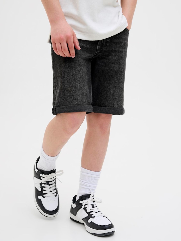 JACK & JONES Junior Regular Fit Denim Shorts - Image 2 of 8 JACK & JONES Junior Regular Fit Denim Shorts - Image 2 of 8
