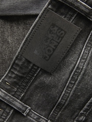Черный - Джинсовые шорты классического кроя JACK & JONES Junior - Изображение 3 из 4