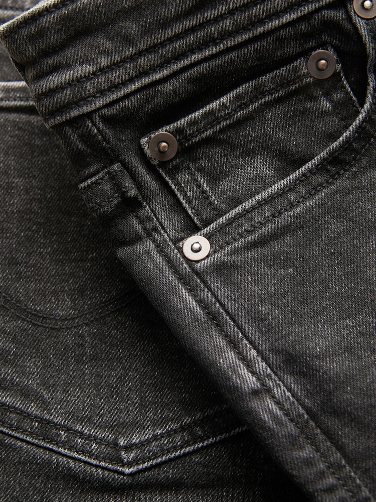 Черный - Джинсовые шорты классического кроя JACK & JONES Junior - Image 8 of 8