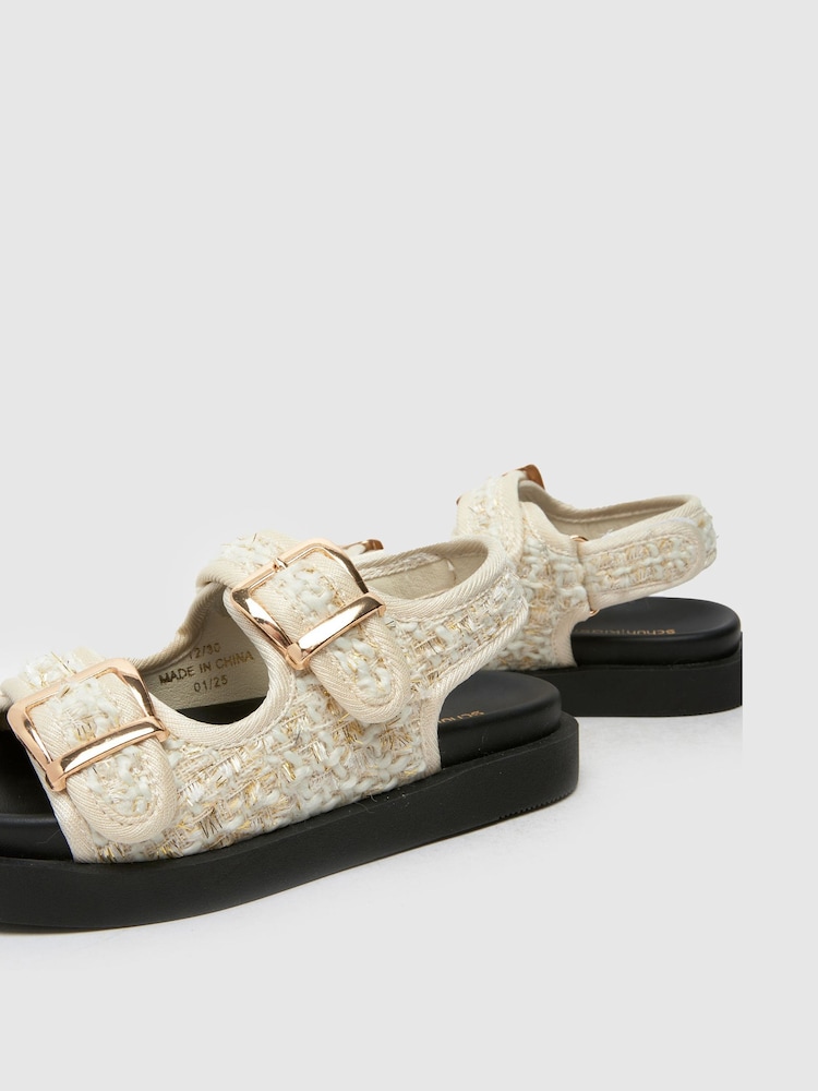 Schuh Natural Tabs Raffia Sandals - Image 4 of 4