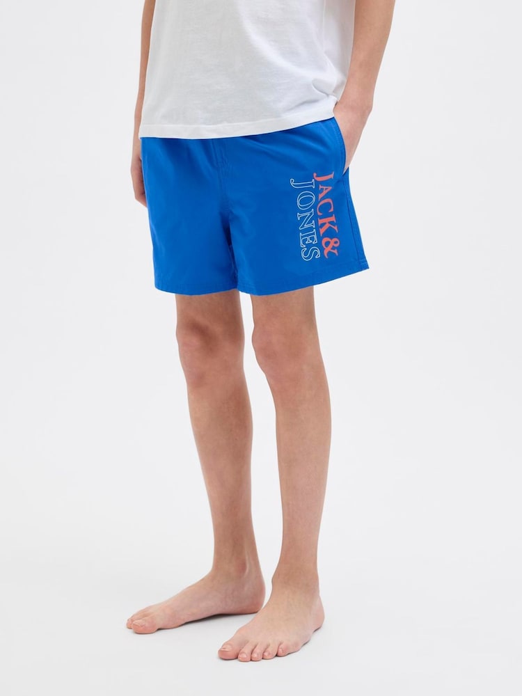 Plavo - JACK & JONES Junior Logo Swim Shorts - Image 3 of 6