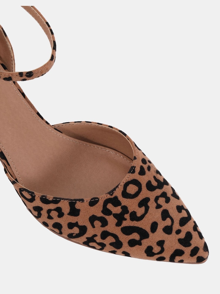 Novo Brown Imelda Two Part Ankle Strap Courts - Image 4 of 6