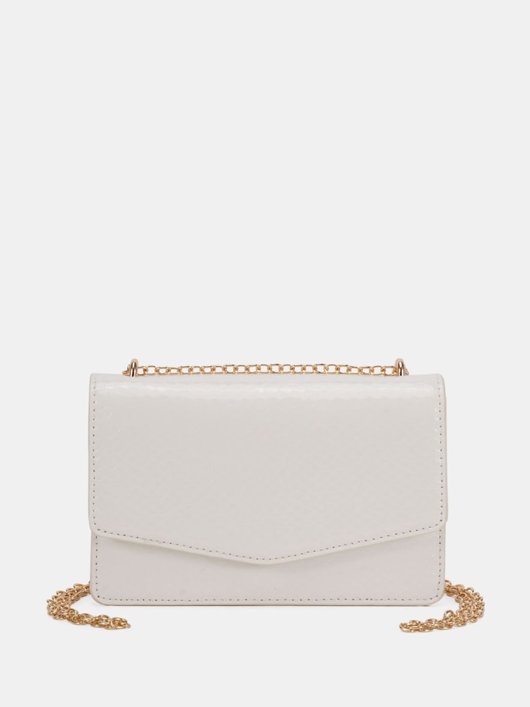 Novo White Arianna Chain Shoulder Bag - Image 2 of 5