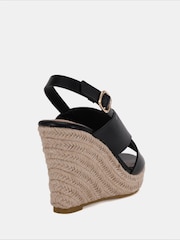 Novo Blossom Espadrille com plataforma cruzada na frente Sandals - Imagem 4 de 6