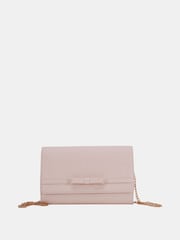 Pink - Novo Arizona Bow Detail Clutch Bag - Bild 2 von 5