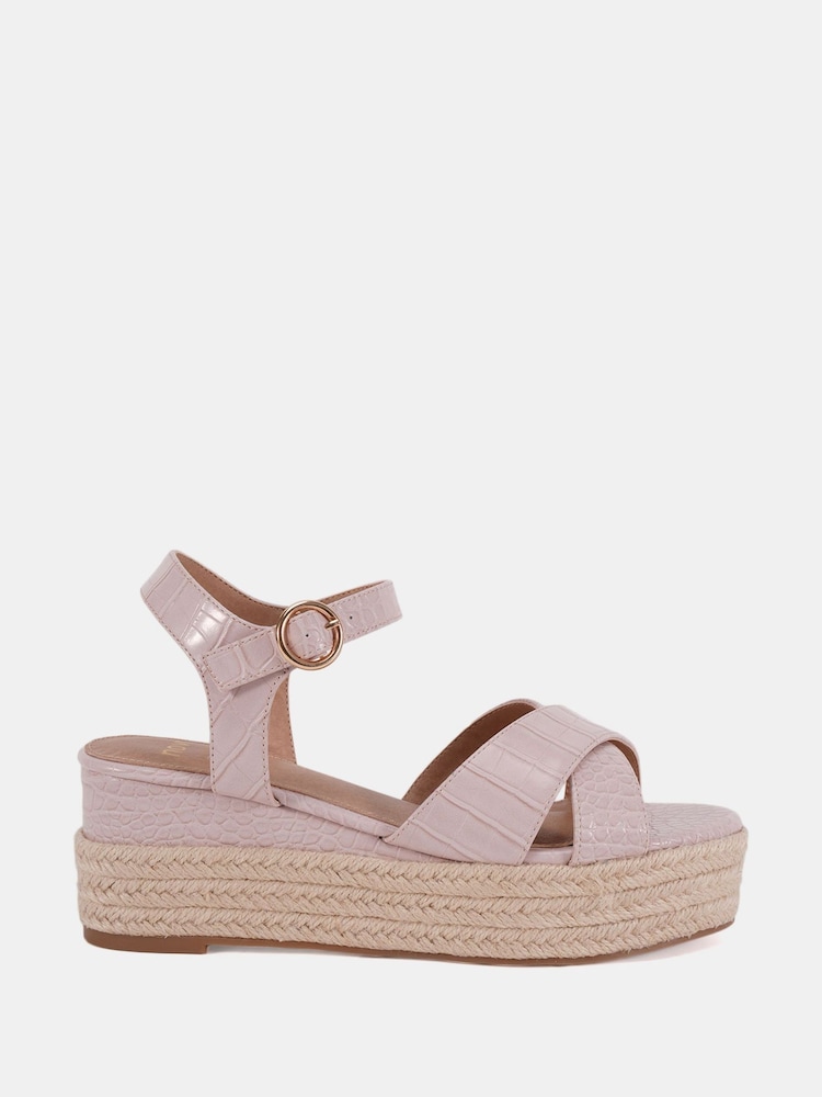 Novo Nude BOWEN Mid Espadrille Wedge Sandals - Image 2 of 6