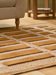 Honey Gold Jacquard Tile Rug - Image 3 of 5