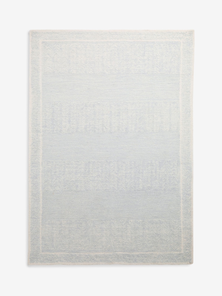 Light Grey Modern Country Rug - Image 5 of 5 Light Grey Modern Country Rug - Image 5 of 5