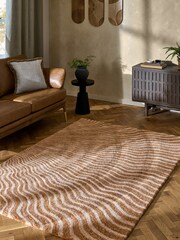 Natural Sunburst Style Rug - Image 1 of 5