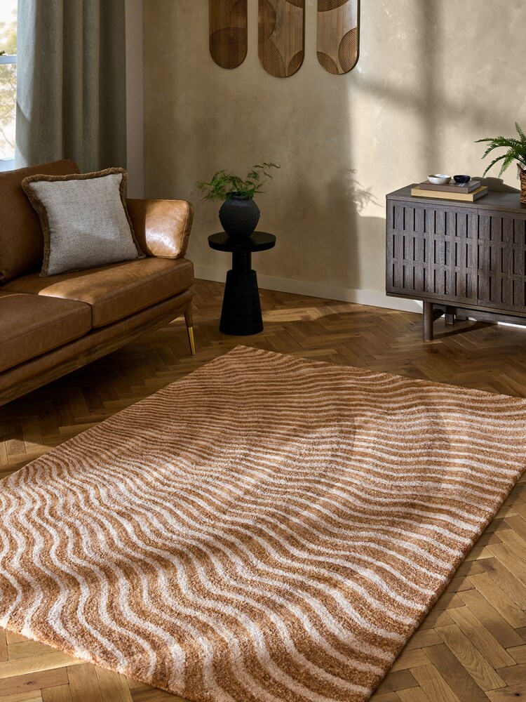 Natural Sunburst Style Rug - Image 1 of 5