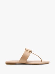 kate spade new york Spade Flower Print Brown Thong Sandals - Image 1 of 5