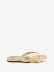 kate spade new york Gold Spade Flower Sandals - Image 1 of 4