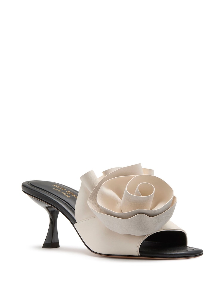 kate spade new york Flourish Heeled Cream  Sandals - Image 2 of 5