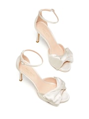 kate spade new york Bridal Bow Heeled White Sandals - Image 3 of 4
