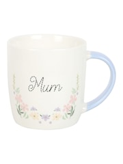 Something Different White Mum Pastel Floral Print Mug - Image 3 of 4