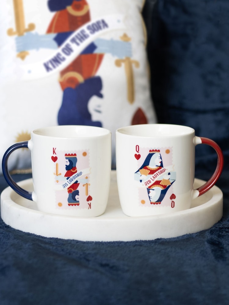 Something Different White Her Ladyship & His Lordship Couples Mug Set - Image 1 of 3